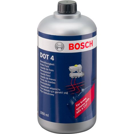 Bosch – Liquide de frein DOT 4 1 Litre – Compatible tous systèmes hydrauliques – Conforme normes DOT – Performance optimale freinage