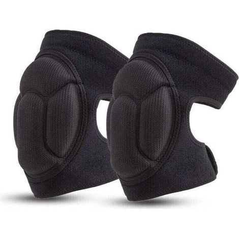 Genouillères Professionnelles pour Le Travail,Genoux Confortable pour sols abrasifs pour Gardning et Construction Danse,1 paire Élastique mousse Anti choc Taille unique,15-35kg (1/5)