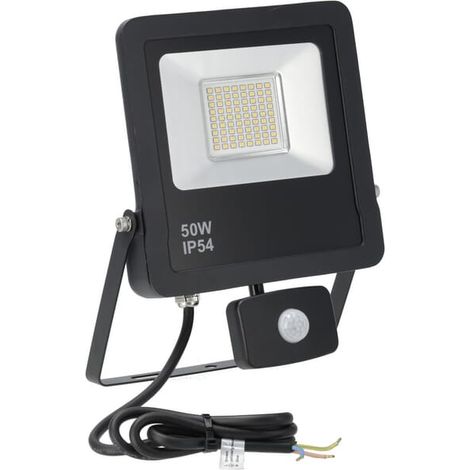 LED-Leuchte, 50 W, 3000 K mit Sensor KRFL50830SBK (1/3)