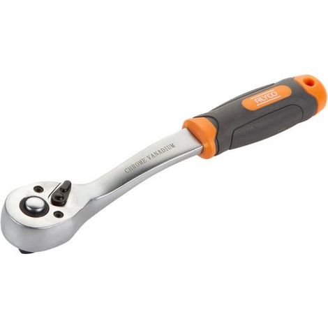 CLÉ À CLIQUET COUDÉE 3/8" 72 DENTS ALYCO ORANGE (1/5)