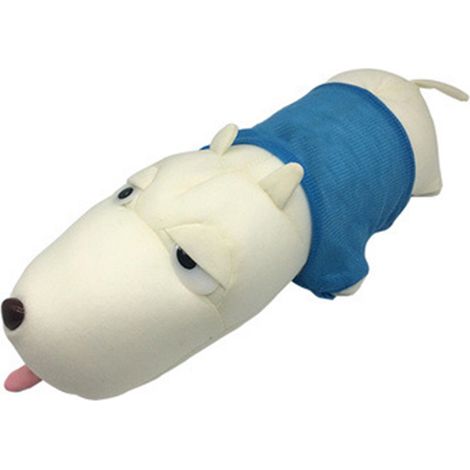 Sac décoratif en charbon de bambou pour voiture, peluche chien mignonne de dessin animé pour absorber le formaldéhyde dans les voitures neuves, élimination des odeurs, bleu, 28 cm. (1/5)