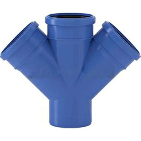 HTDA braga doppia 45° in PP a innesto ø110/110/110 mm - gamma Triplus VS0650655 (1/2)