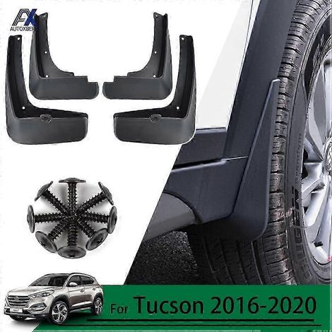 Bavettes de protection avant et arrière pour Hyundai Tucson TL 2015-2020 (modèles 2016, 2017 et 2018) (1/5)