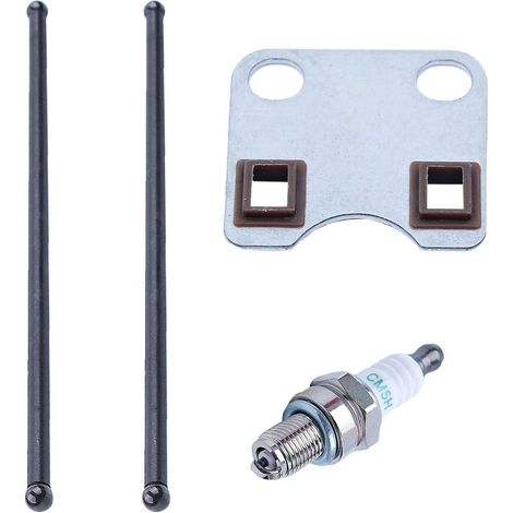 Tige de culbuteur moteur à essence Adefol avec plaque de guidage et bougie pour Honda GX160 5,5CV GX200 6,5CV pièces de rechange pour tondeuse à gazon pour 14791-ZE1-010, 14410-ZEO-010 (1/5)