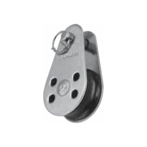 Poulie dériveur, réa nylon inox inox A2