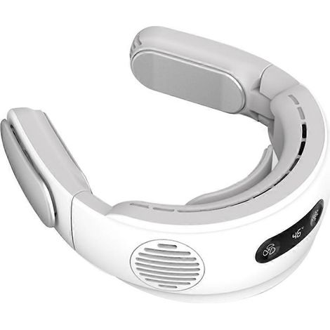 Ventilateur de cou portable sans pales 5000 mAh avec affichage numérique (1/4)