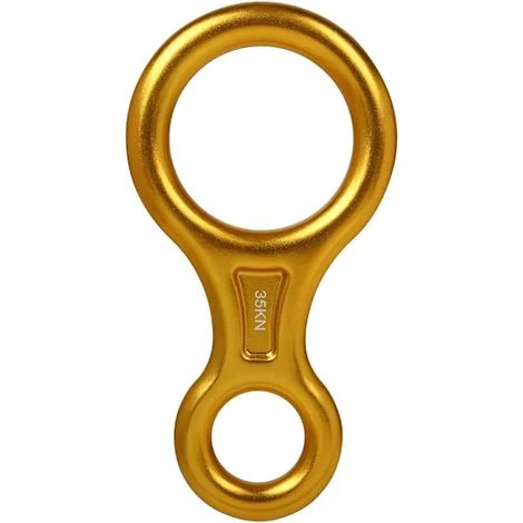 Convient pour (or) Dispositif de freinage de descente en forme de 8, 35 kN, alliage d'aluminium C (1/2)