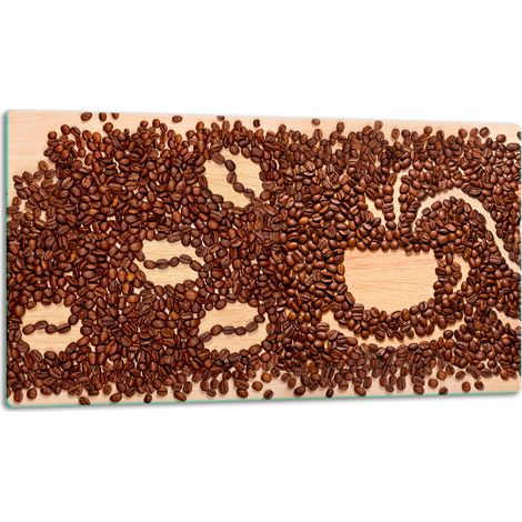 Glasschneidebrett 52x30 Kaffee (1/5)