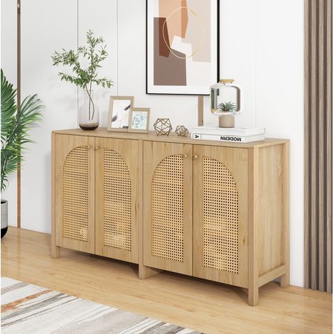 mobile credenza 4 ante rattan naturale casa OKMYHOME (1/5)