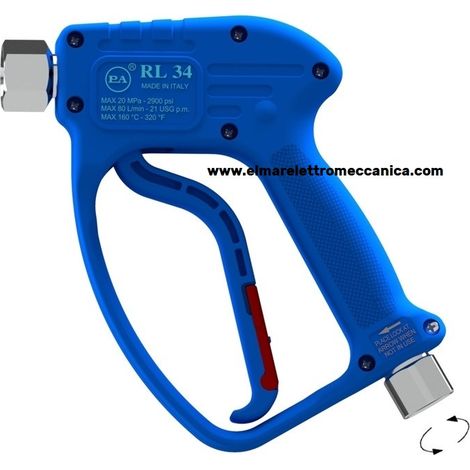 PA RL34 1/2"F ARS178B 125 BAR Pistola IDROPULITRICE CAR-WASH