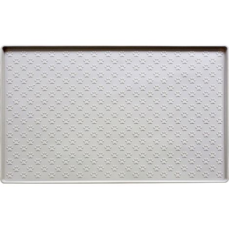 1 Tapis de table pour animaux, rebord anti-débordement, matériau imperméable, nettoyage facile, pour chiens et chats (1/5)