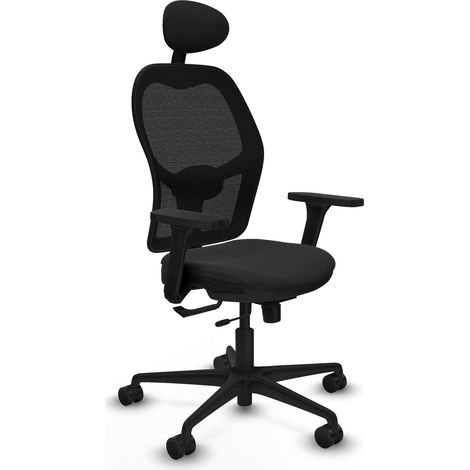 Bürostuhl piqueras y crespo Jorquera schwarz hochwertige Schaumstoff (1/2)