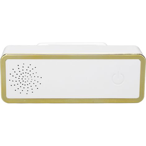 Ioniseur d'air rechargeable mini portable, étanche à l'humidité et éliminateur d'odeurs, purificateur d'air LED blanc pour placard, armoire à chaussures (1/5)