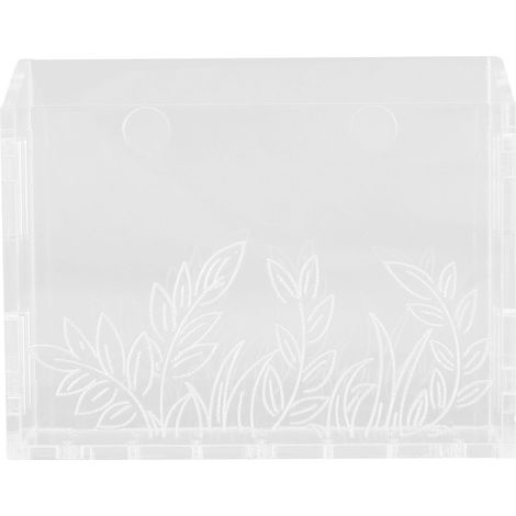 Pot pour plante aquatique en acrylique à trous perméables et à coupe biseautée, avec ventouse pour la maison. (1/5)