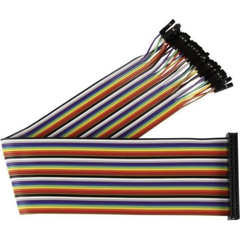 Câble de raccordement Raspberry Pi® - - Bigarré - 30 cm - Câble de raccordement (1/3)