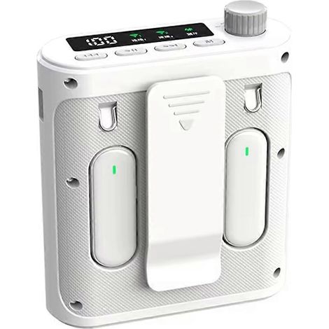 Mini sans Fil Megaphone Enceinte avec Lavalier Microphone Voix Amplificateur pour Teachers, Personnes Âgées, Tour Guides (1/5)
