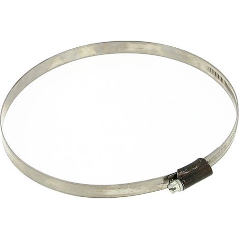 Collier acier à vis tangente bande pleine 12mm Ø130 à 165