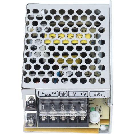 Alimentation LED 35W 12V AC/DC, 100‑240VAC, boîtier aluminium pour éclairage