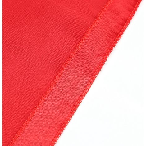 Nappe de table rectangulaire 145x320cm, anti-taches, idéale pour banquet, mariage, fête, décoration rouge (1/3)