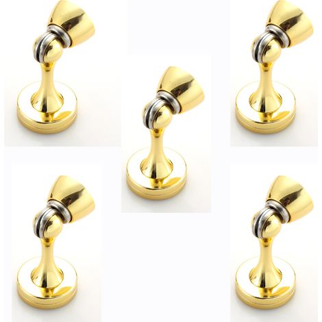butoirs porte magnétiques en avec fermeture douce pour murale robuste(Or) lot de 5 Acier Inoxydable Or (1/5)