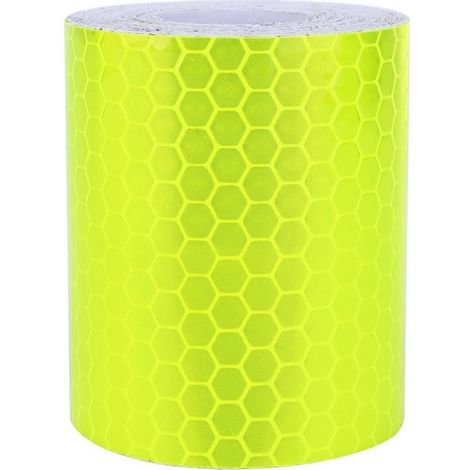 Fluorescence Pure Safety Reflective Car Wall Sticker Warning Tape Roll 300cm