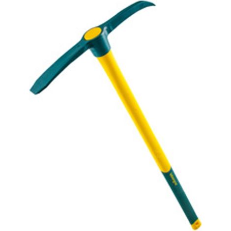 Leborgne – Pioche d'égoutier tri-matière Novagrip – Panne robuste pour travaux de voirie – Manche absorbant les vibrations – Outil professionnel