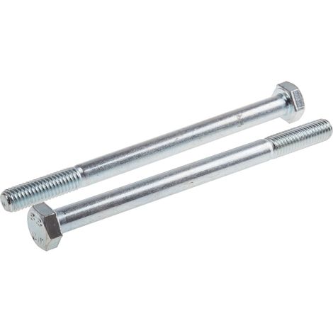 Vis à tête hexagonale, Acier Galvanisé brillant, M8 x 150mm ( Prix pour Sachet de 25 ) (1/2)