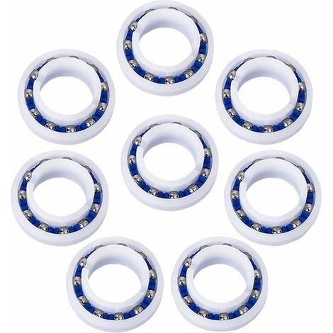 C60 Roue de Rechange pour roulements de Piscine pour Nettoyeur de Piscine Polaris 280/180, Paquet de 8 Nettoyant pour Piscine sous Pression à roulements C-60 C60 (1/5)