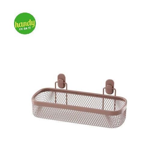Mensola rettangolare Feridras Taki un ripiano Mocha Mousse