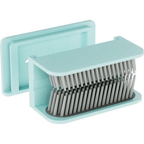 Filtro per capelli in silicone blu con orecchie, ideale per WC.