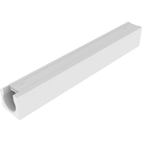 Conduit d'air en plastique. Section de canal Reno-Pipe à profil lisse RP-K (4 pièces)
