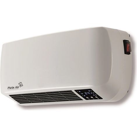 PLEIN AIR TC-TPD2000 Convex Termoconvettore a Parete 2000W Termostato Regolabile Timer Programmazione Settimanale Telecomando colore Bianco (1/5)