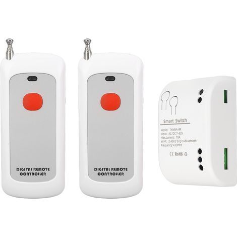 Commutateur de relais WiFi RF pour contrôle d'accès DC 7 V-32 V NC sans système de porte à distance (1/5)