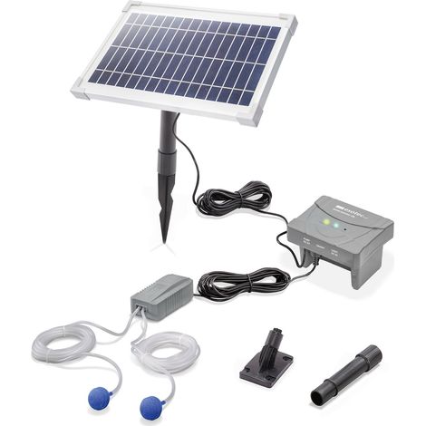 esotec Solar Teichbelüfter-SET 8/200 LiFePO4 AKKU Teichbelüftung Pumpe 101878 (1/5)