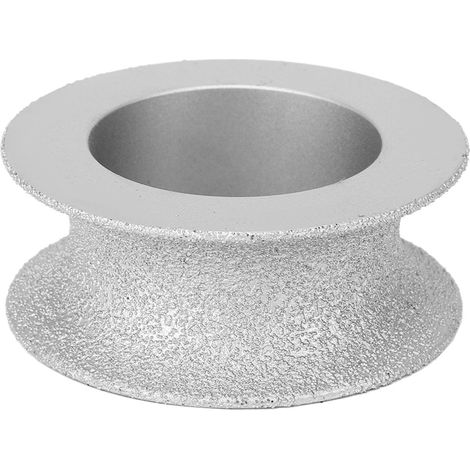 Rueda abrasiva cóncava de diamante de 7,3 cm para piedra, cerámica y vidrio de 2,5 cm (1/5)