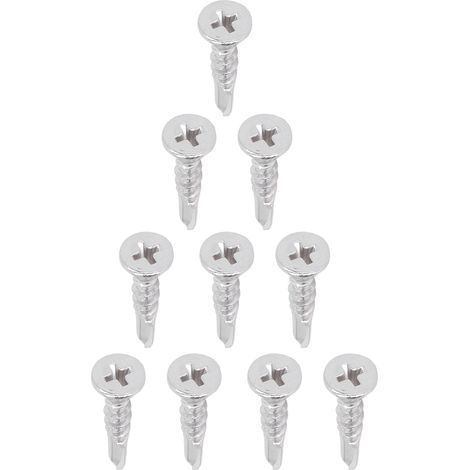 200 vis à tête fraisée cruciforme en acier inoxydable 304, longueur nominale 16 mm, M4.2-18 (1/5)