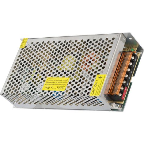 Adaptateur Secteur Alimentation DC 24V 150W Convertisseur Transformateur pour PC Radio 110V/220V S-150-24 (1/5)