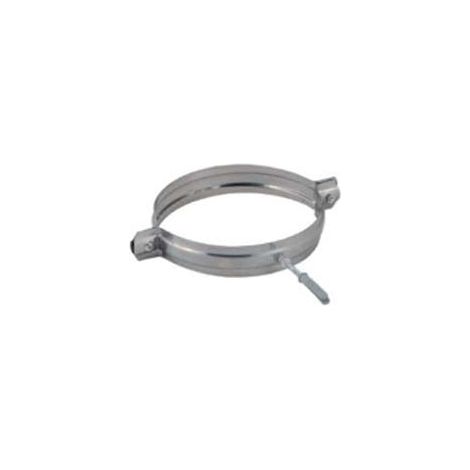 COLLARE REGGITUBO IN ACCIAIO INOX AISI 304 MONOPARETE SPESSORE MM.0,5- - ø mm.180 - 2 pezzi