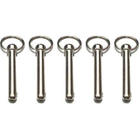 Goupille de verrouillage à dégagement rapide 8mm – Acier inoxydable – Longueur 72mm – Résistante aux intempéries – Lot de 5 pièces (1/5)