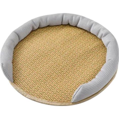 Tapis rafraîchissant pour animaux en rotin, confortable et respirant, pour l'intérieur et l'extérieur, 30 cm de long. (1/5)
