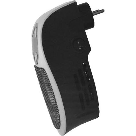 Keramik-Heizlüfter – Pluggy-Modell – 400 Watt – Grau
