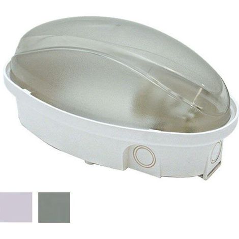 PLAFONIERA OVALE GRIGIA 62722 FME