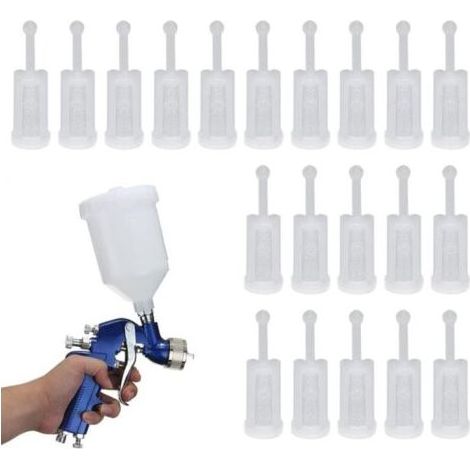 Filtre à Pistolet, Filtre à Peinture, Filtres à Gravité pour Pistolet, Filtres de Pistolet à Peinture Universels Tamis à Peinture à Mailles Fines, pour la Plupart Pulvérisateurs Alimentés par (1/5)