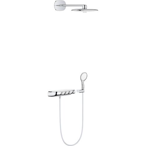 Grohe RAINSHOWER - System SmartControl 360 DUO Kombi-Brausesystem mit Thermostat, Wandmontage/Unterputz (26443LS0) (1/5)