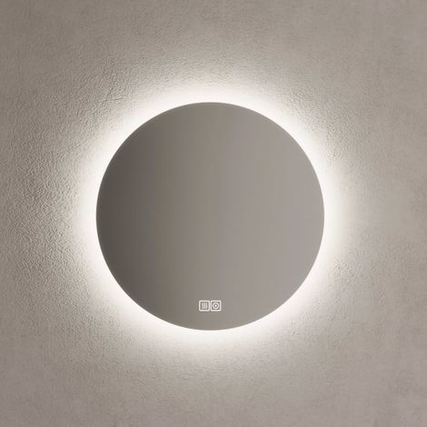 Kronenbach Moon Badspiegel Ø 60 cm mit Spiegelheizung und LED-Treiber (1/5)