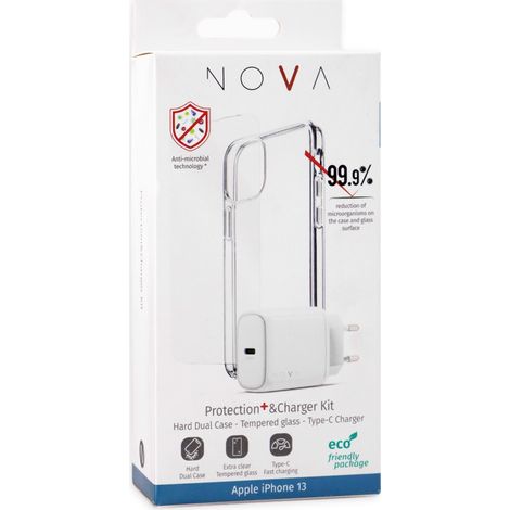 Nova Bundle Iphone 13 Cover + Ladeadapter