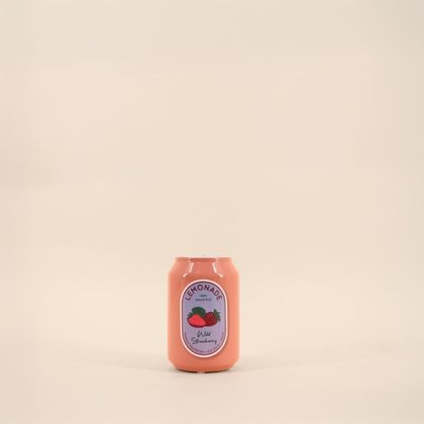 Vase canette limonade rose, H11cm (1/5)