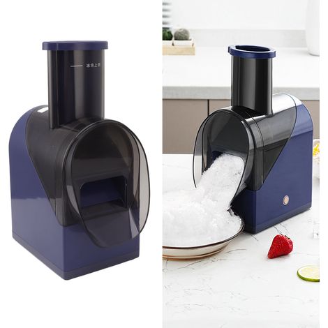 Smoothie-Maker mit USB-aufladbarem Eiscrusher, Eiscrusher für Milchtee, elektrischer Doppelklingen-Eiscrusher, blauer Changchun Smoothie-Maker (1/5)