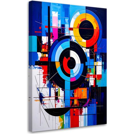 Wandbild Räder Abstrakt Wie gemalt 60x90 cm (1/5)