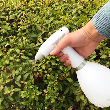 Elektrische Gießkanne 1L 2 Modi Automatische Pflanzensprühflasche für den Hausgarten Weiß (1/5)